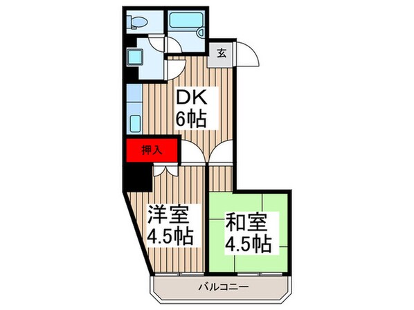 岩田屋ビルの物件間取画像